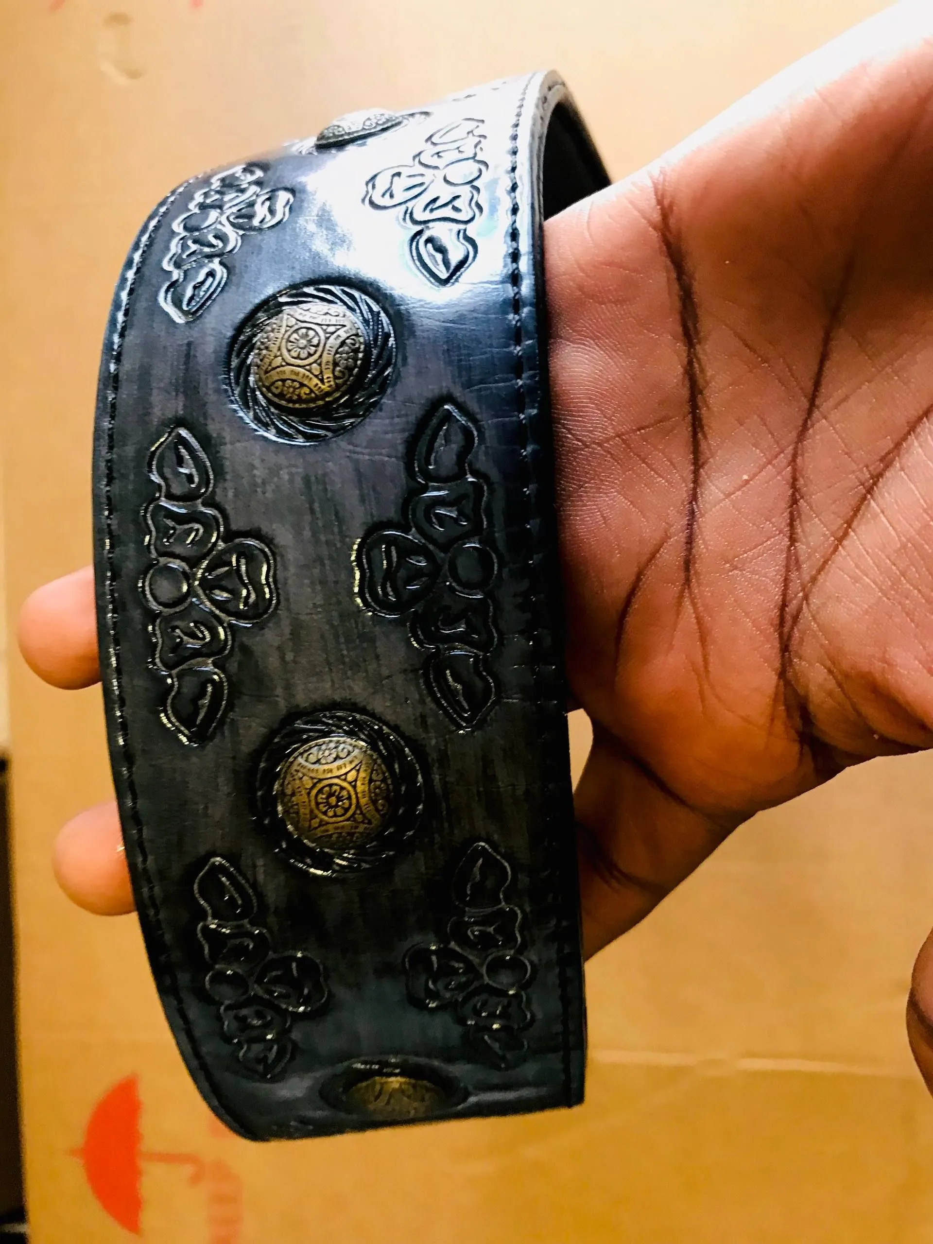 Premium Leather Guitar Strap – photo 4