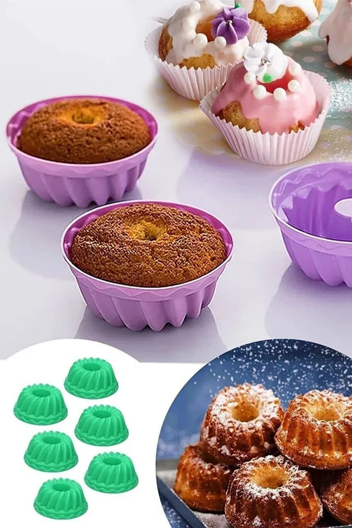 6pcs Silicone Baking Mold – photo 4