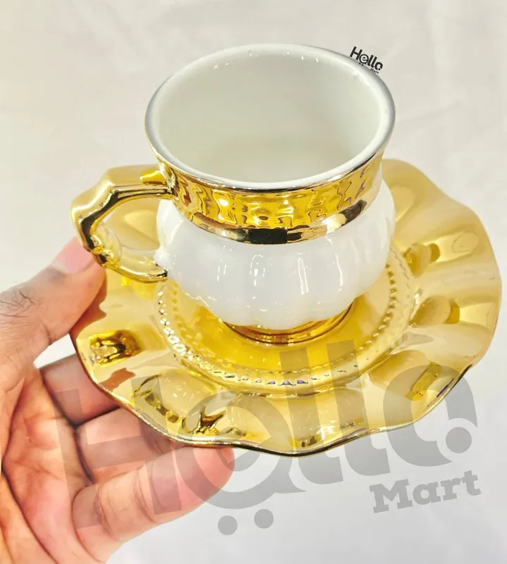 Golden Coffee Cups Set 6 Pieces – photo 3