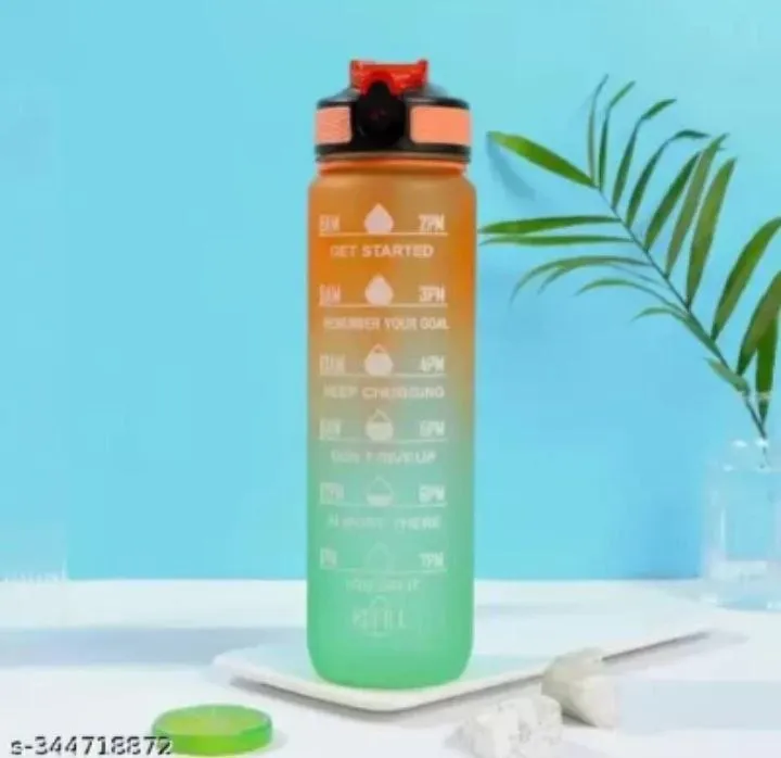 900ML Motivational Water Bottle with Straw – photo 5