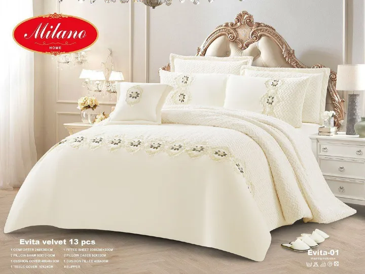 Evita Velvet 13 Pcs Comforter Set – photo 3
