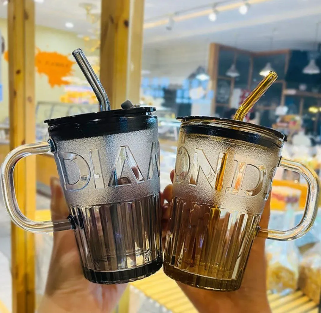 Diamond Heat Resistant Glass Mug 500ml – photo 3
