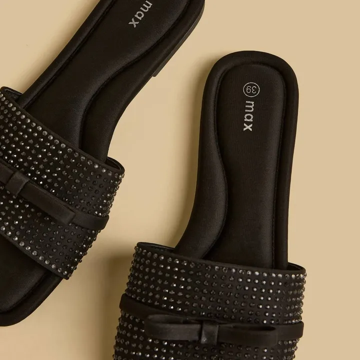 MAX Embellished Black Sandal – photo 3