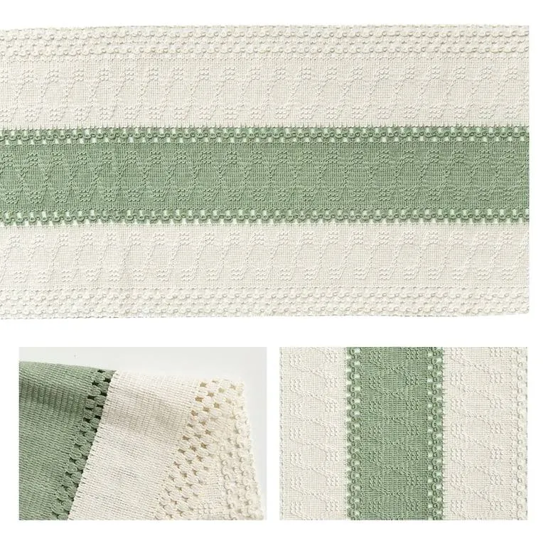 Cream Sage Crochet Table Runner – photo 6
