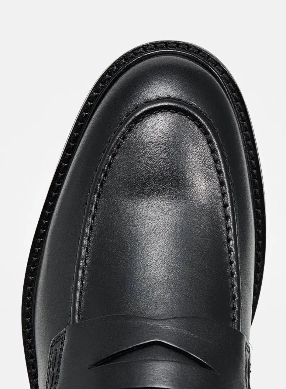 GANT Black Leather Loafers Size 42 – photo 4