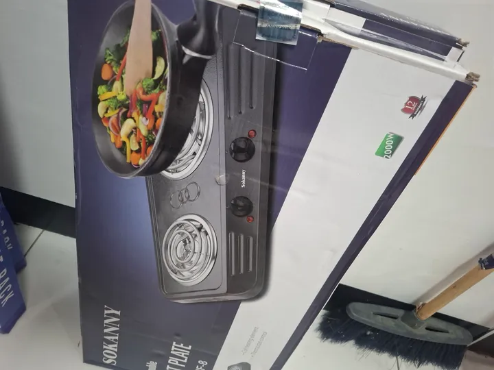 Sokany Double Hot Plate Stove – photo 3