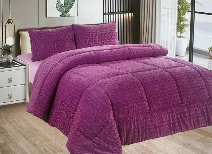3 Pcs Luxury Cotton Comforter Set – photo 4