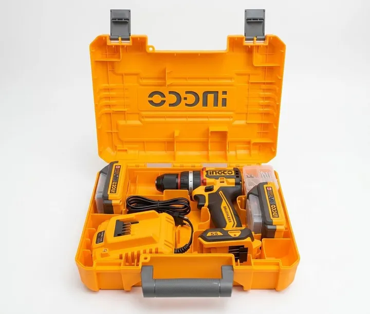 INGCO 20V Brushless Impact Drill Set – photo 3