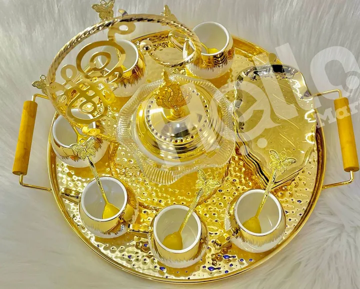 Golden Coffee Cup Set 6 Pieces – photo 4