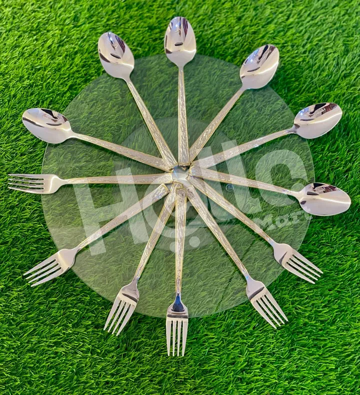 Elegant Spoon and Fork Set – photo 3