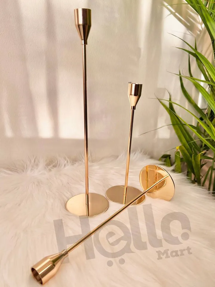 Gold Candle Holder Set – photo 3
