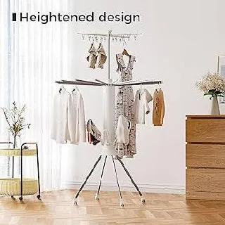 360° Rotating Foldable Clothes Drying Rack – photo 6