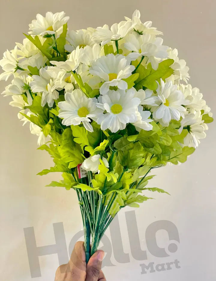 Decorative Artificial White Flowers – photo 3