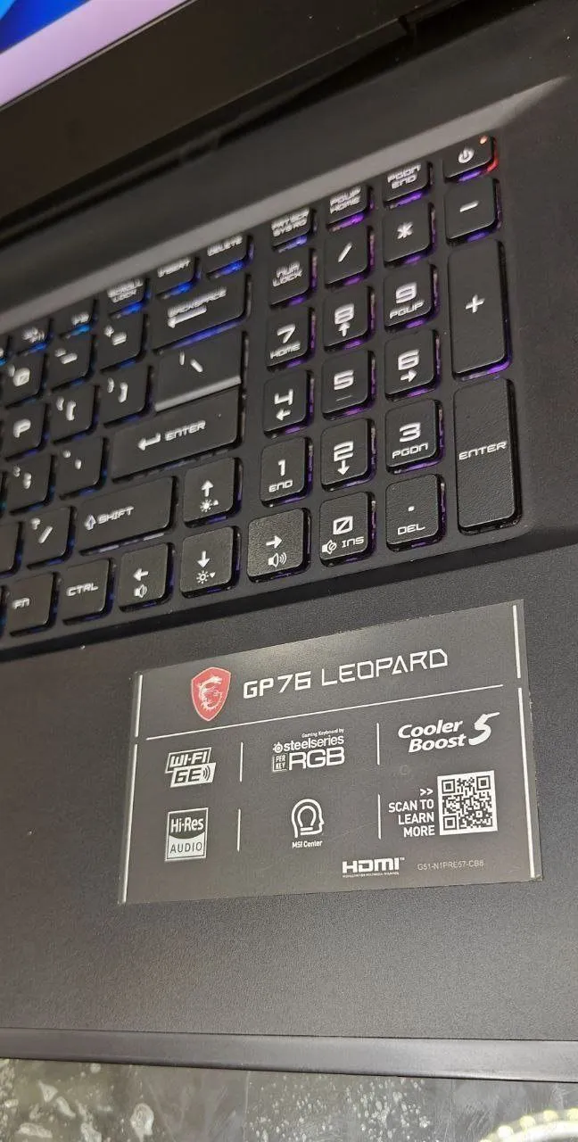 MSI GP76 Leopard Gaming Laptop – photo 3
