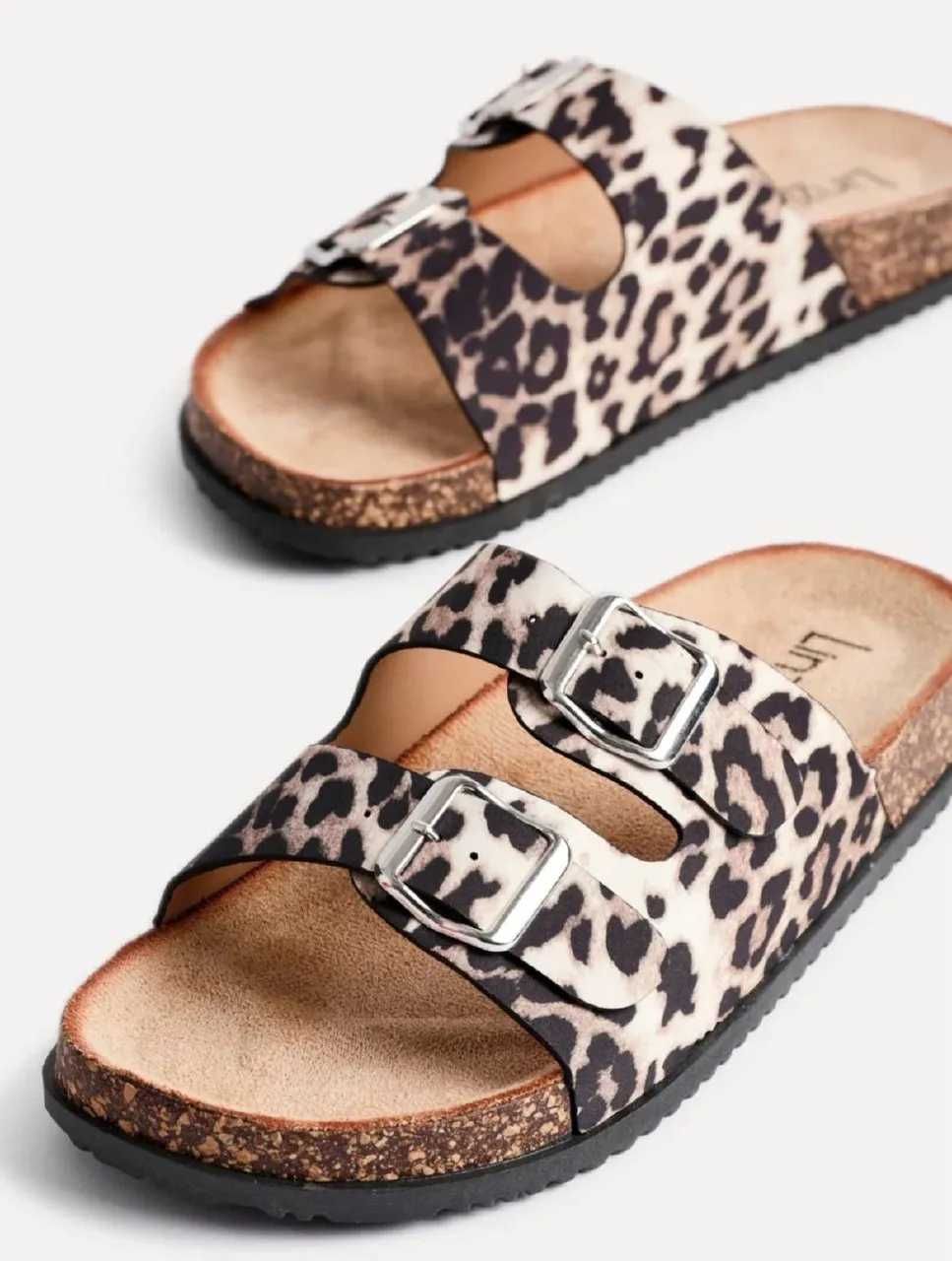 Linzi Leopard Slider Sandals – photo 4