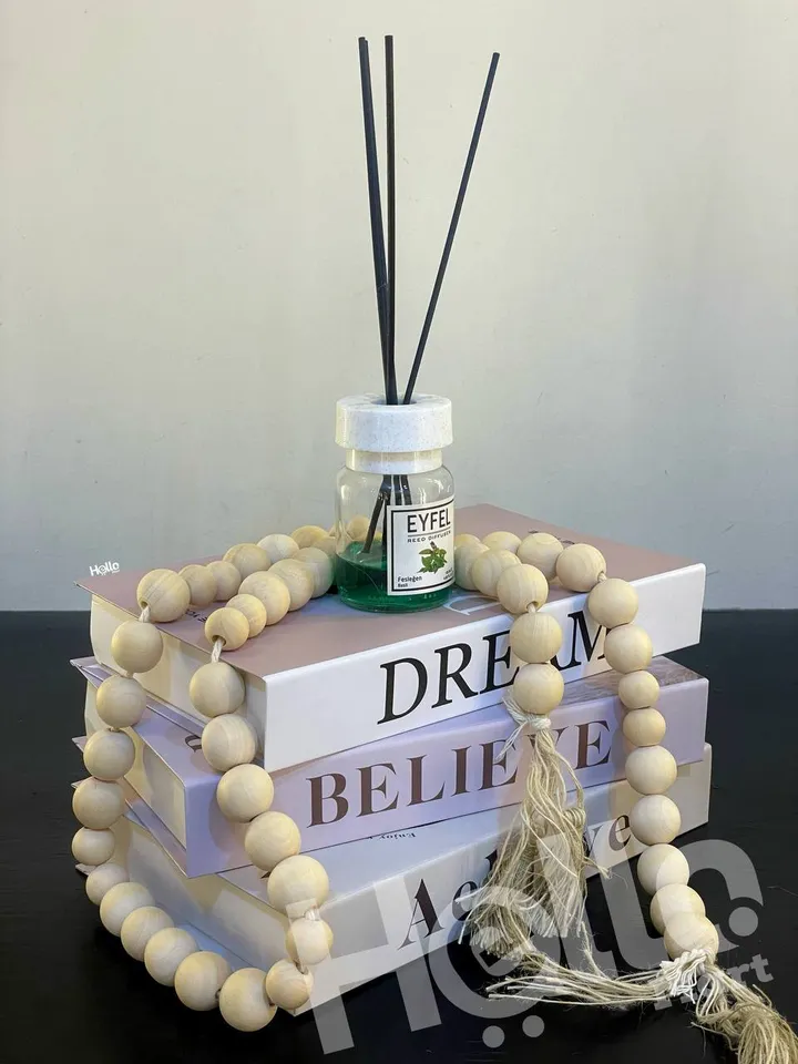 Wooden Bead Garland Home Decor – photo 4