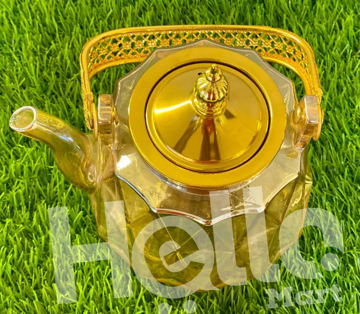 Heat-Resistant Glass Teapot with Filter – photo 3
