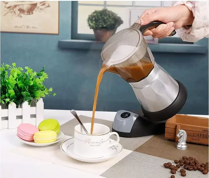 Electric Coffee Maker Moka Pot – photo 3