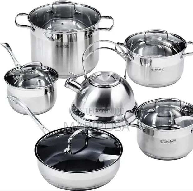 ZEPTER 12-Piece Stainless Steel Cookware Set – photo 5