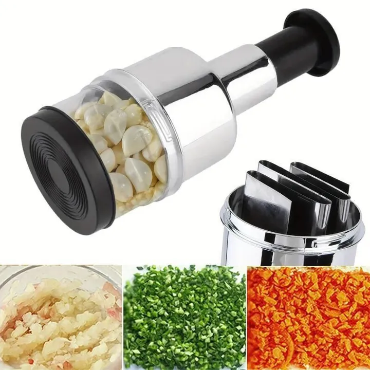 Manual Press-Down Garlic Vegetable Chopper – photo 3