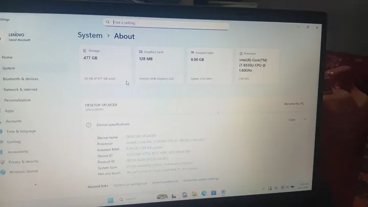 Lenovo X1 Carbon i7 Laptop – photo 3