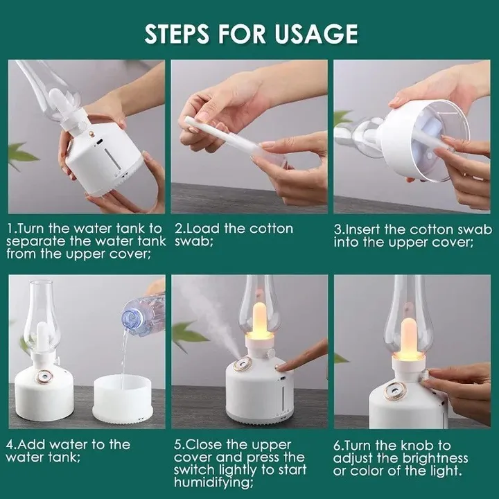 Vintage Lamp Humidifier – photo 4