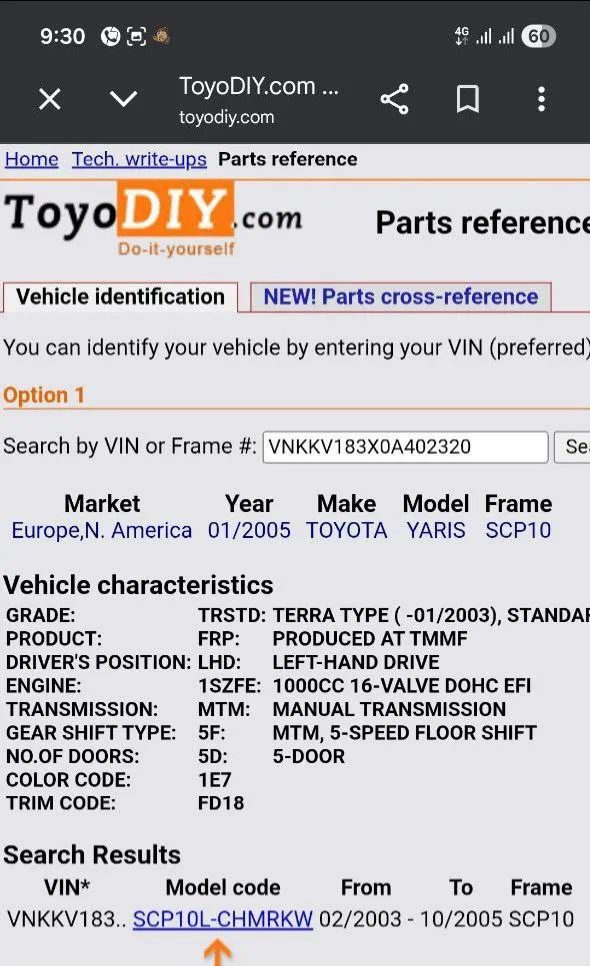 Toyota Vitz Yaris 2005 Manual – photo 7
