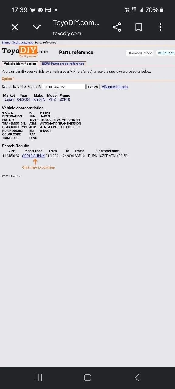 Toyota Vitz 2004 Automatic – photo 3