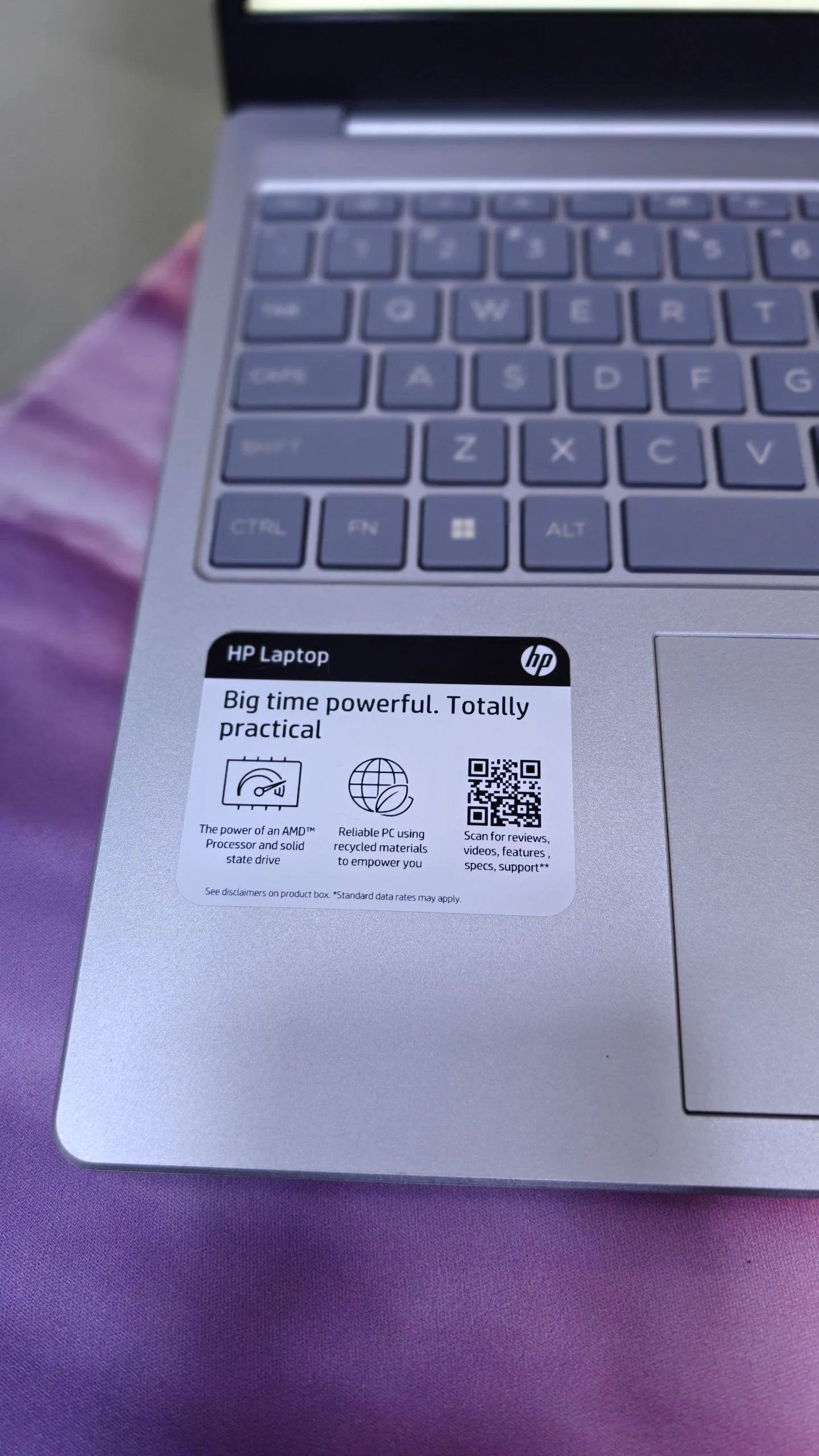 HP Ryzen 5 Touchscreen Laptop 15.6 – photo 4