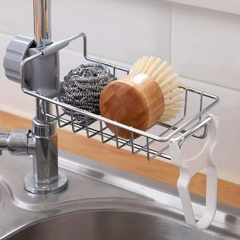 Stainless Steel Sink Hanging Storage Rack – photo 3