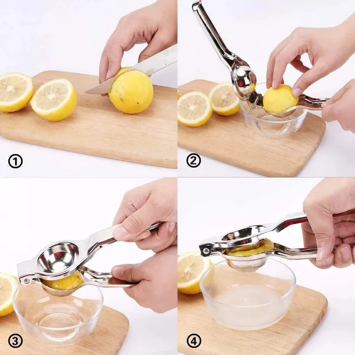 Stainless Steel Lemon Orange Lime Squeezer Juicer – photo 4