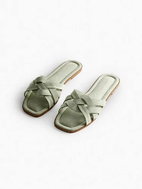 Primark Suede Weave Sandals – photo 4
