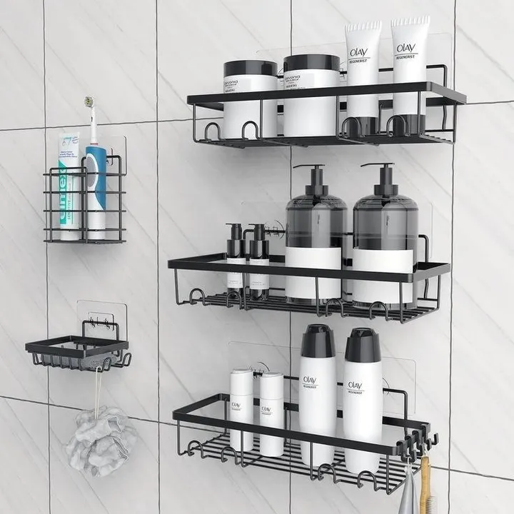 5pcs Stainless Steel Organizing Storage Rack – photo 4