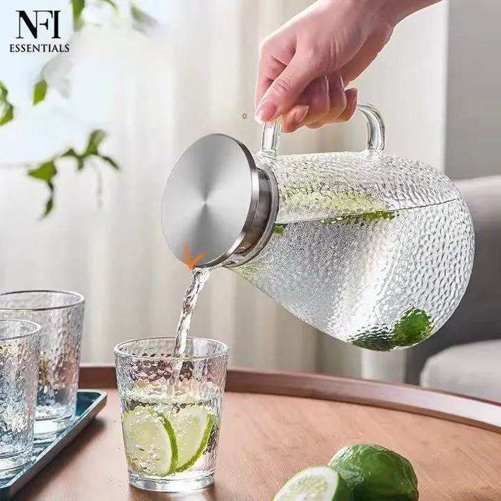 Juice and Water Glass Pitcher Jug – photo 6