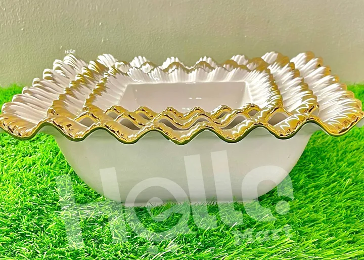 3-Piece Decorative Food Serving Bowls – photo 3