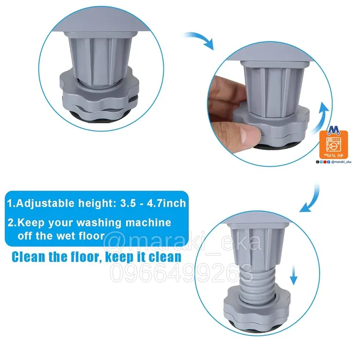 Shock Absorbing Washing Machine Stand Mover – photo 3