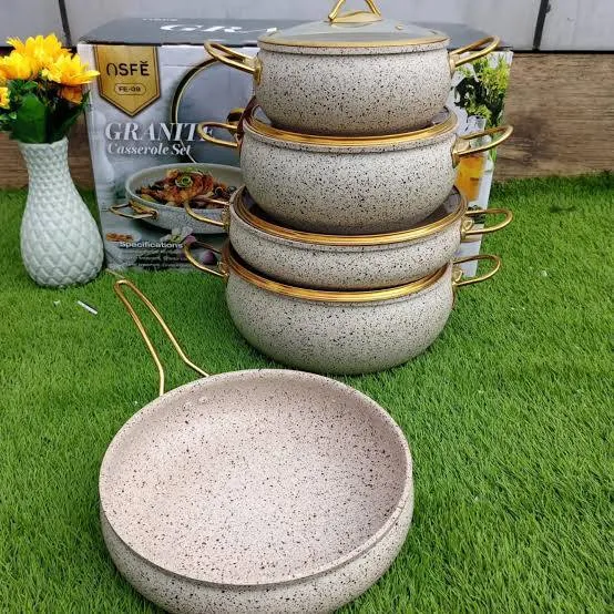 MOMCOC Granite Cookware Set 9 Pcs – photo 5