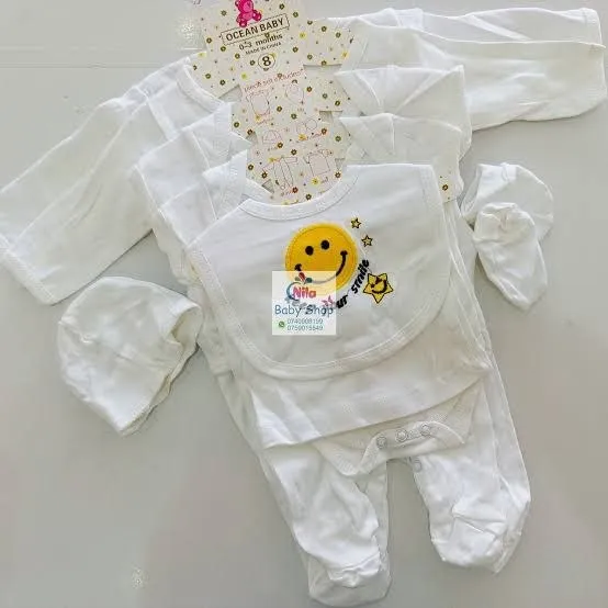 8 Pcs Newborn Baby Clothing Set – photo 5