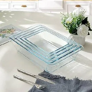 Tempered Glass Baking Tray Set 4pcs – photo 7