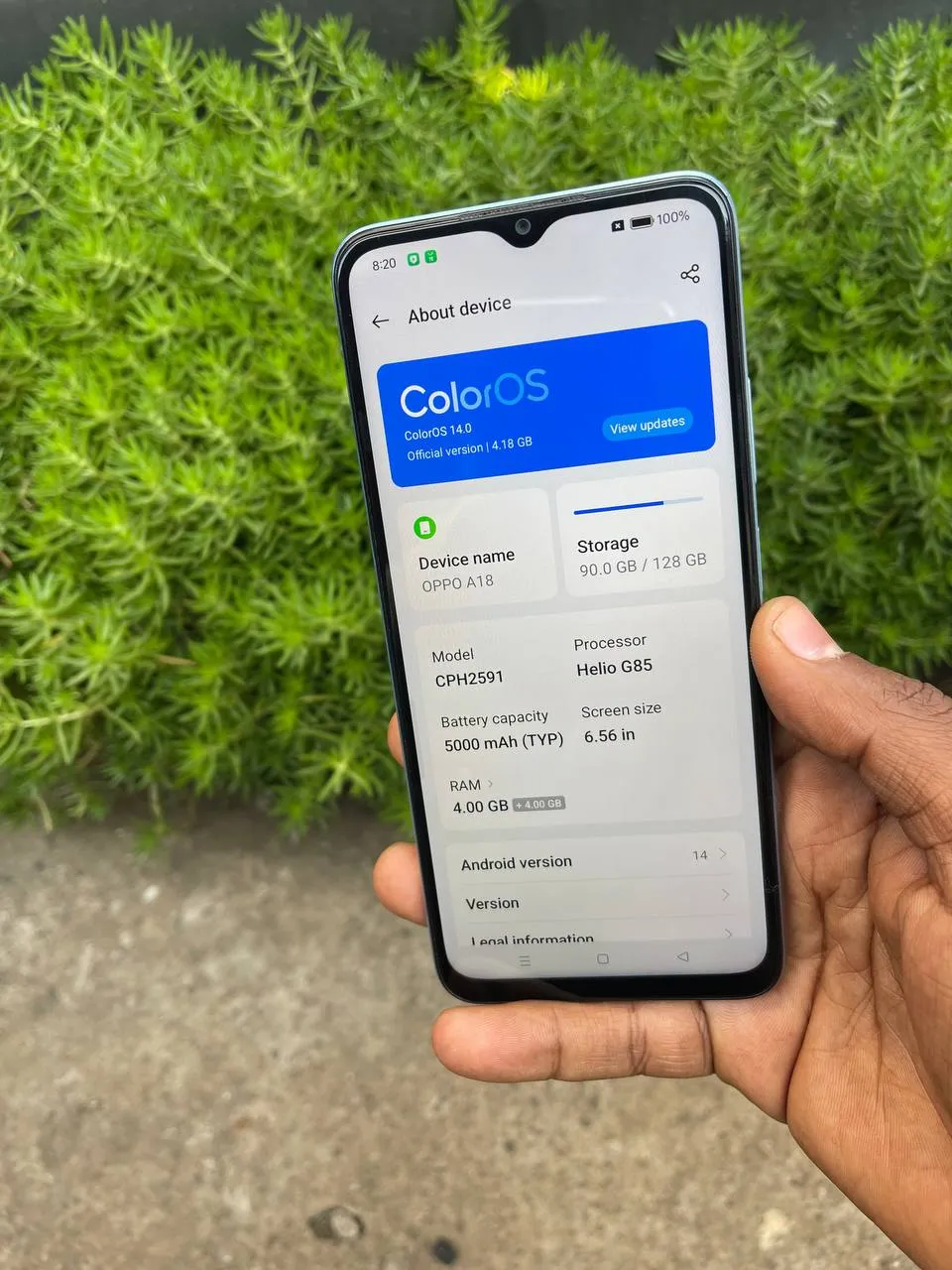 Oppo A18 128GB 8GB RAM – photo 4