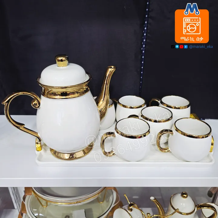 8 Set Ceramic Milk and Tea Serving Set – photo 4