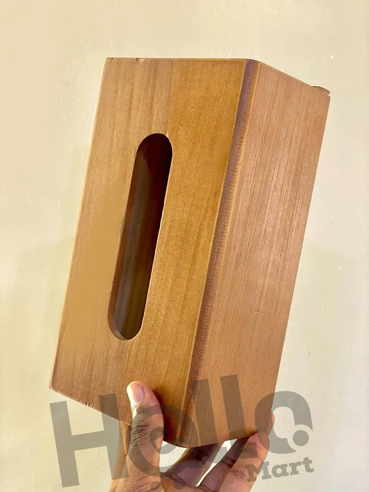 Wooden Tissue Holder Box – photo 3