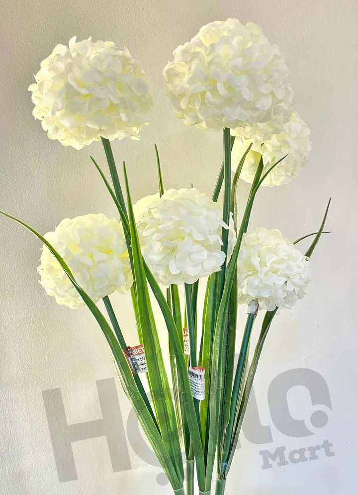 Decorative Artificial White Flowers – photo 3