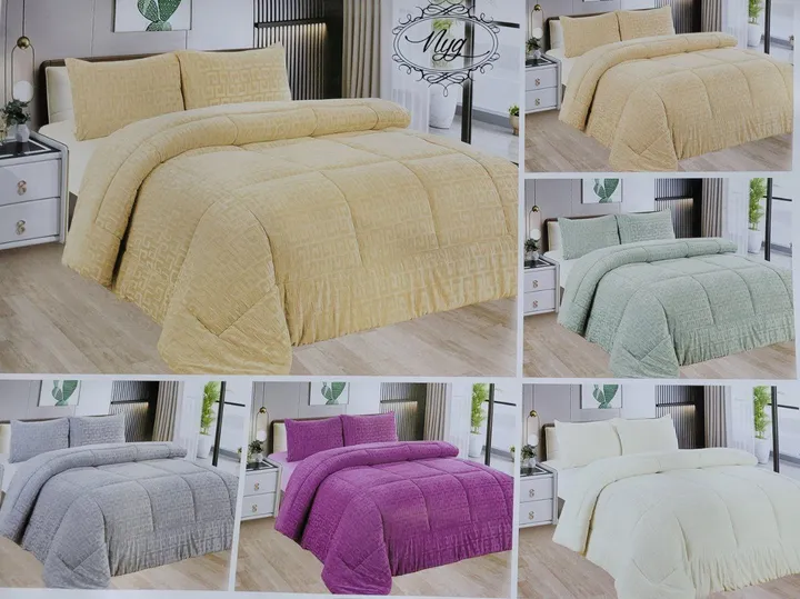 3 Pcs Luxury Cotton Comforter Set – photo 3