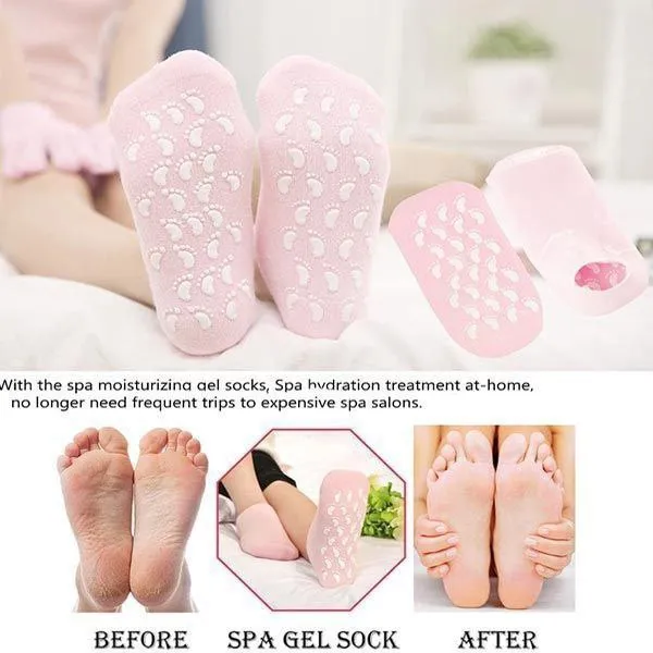 Soft Moisturizing Gel Socks Foot Care – photo 4