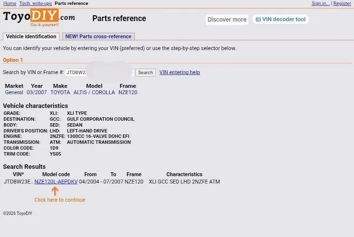 Toyota Corolla 2007 Automatic 1.3L – photo 4