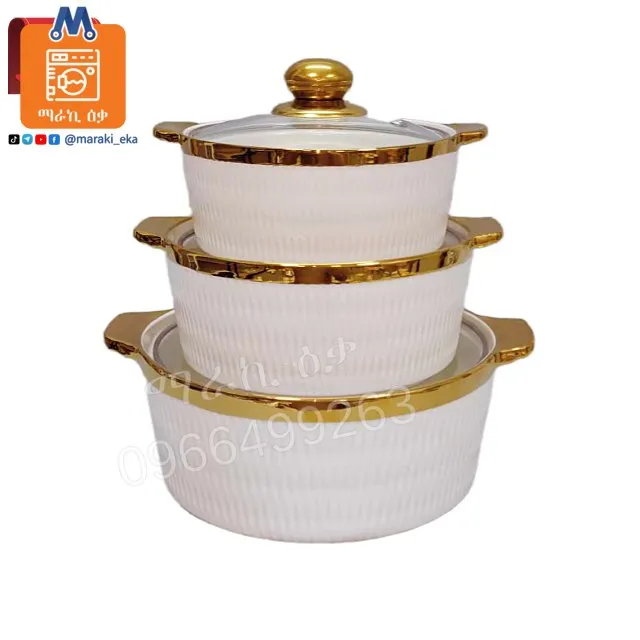 3-Piece Ceramic Serving Bowl Set – photo 3