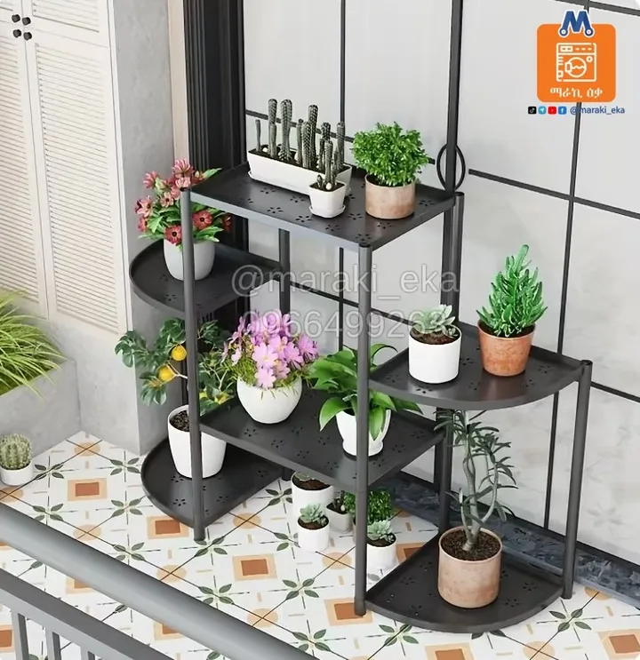 Metal Flower Pot Holder Stand – photo 3