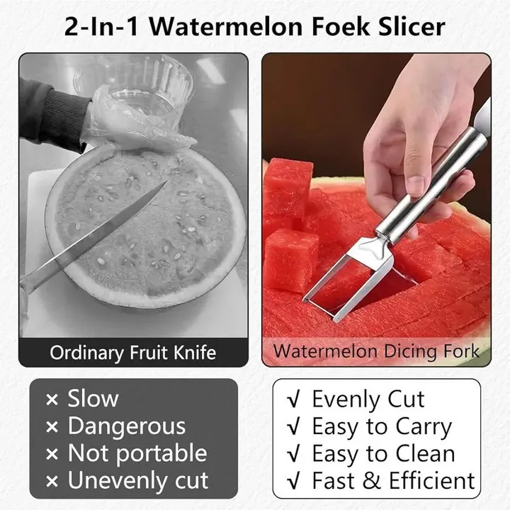 2 in 1 Watermelon Fork Slicer – photo 4