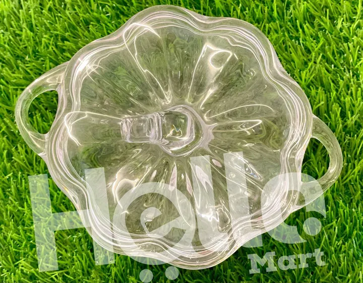 Pumpkin Shaped Glass Serving Bowl – photo 3